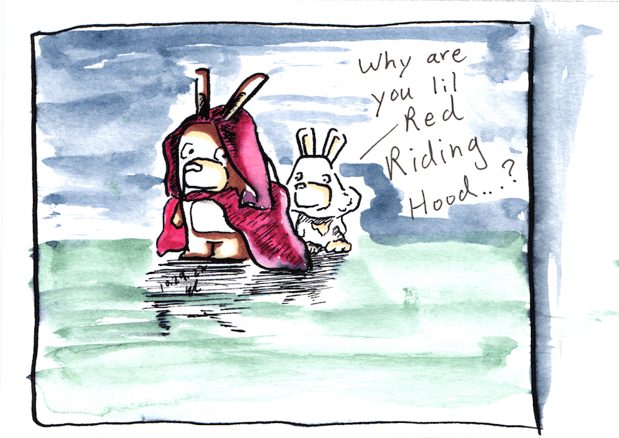 Bunny bear Kev & Charlie halloween